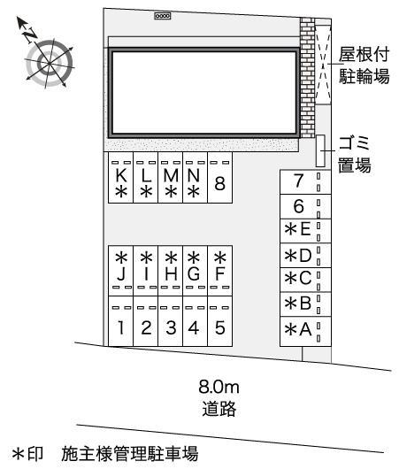ツヴァイ(45892)の駐車配置図