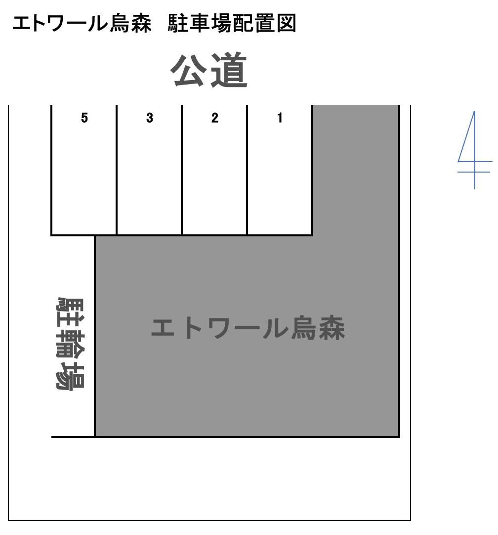 エトワール烏森の駐車配置図
