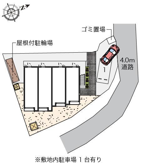 ミランダグリーンヒルズ柏尾(56508)の駐車配置図