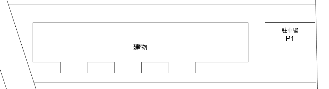 越谷市北越谷5丁目駐車場（フェリスゲート北越谷）の駐車配置図