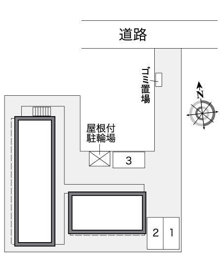 勾当台アーバン(25253)の駐車配置図