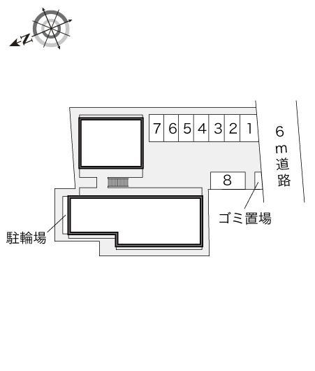 華(17989)の駐車配置図