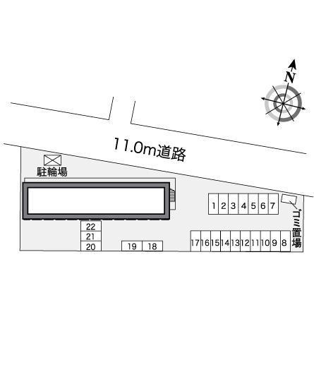 ドエル(25052)の駐車配置図