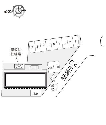 天水(17691)の駐車配置図