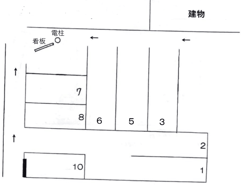 大前の駐車配置図