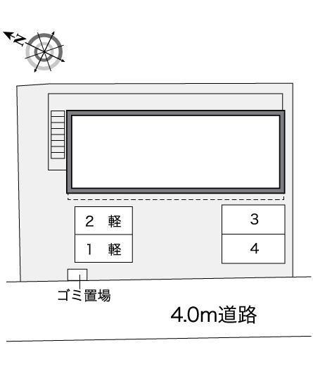 ＩＷＡＩ(35594)の駐車配置図
