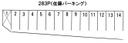 ２８３パーキングの駐車場