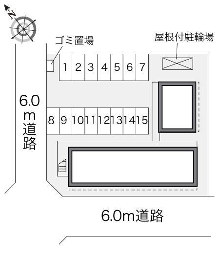 ＥＡＳＥⅡ(23120)の駐車配置図