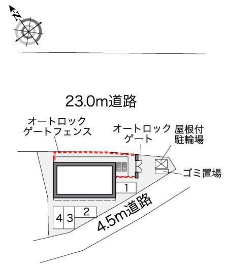 ＯＲＣＨＩＤ　Ａ(37529)の駐車配置図