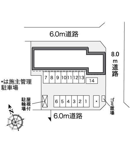 Ｋ２(30143)の駐車配置図