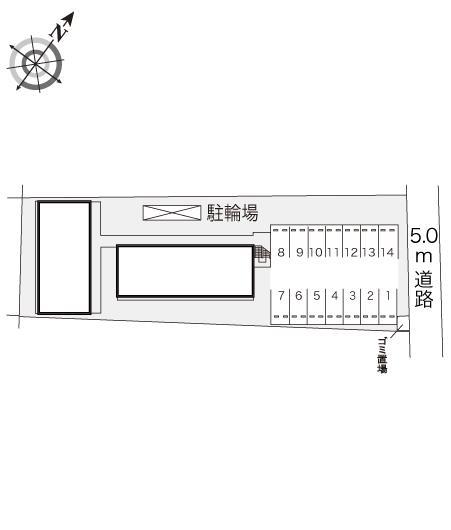 ツインズ(18011)の駐車配置図