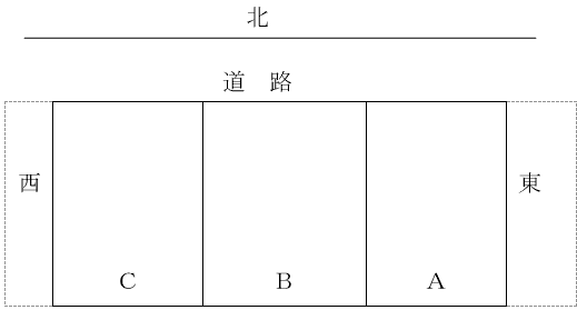 泉三丁目駐車場【44】の駐車配置図