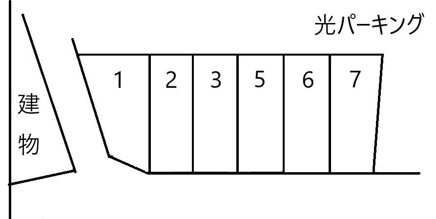光パーキングの駐車配置図
