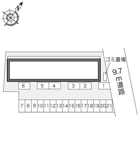 まほろば(22132)の駐車配置図
