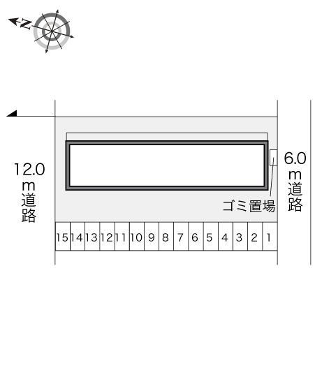月乃輪(22554)の駐車配置図