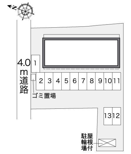 ティアラ(26909)の駐車配置図