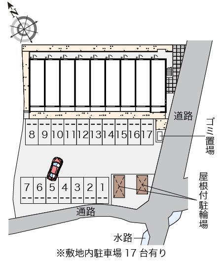 クレイノシャルム白馬(58903)の駐車配置図