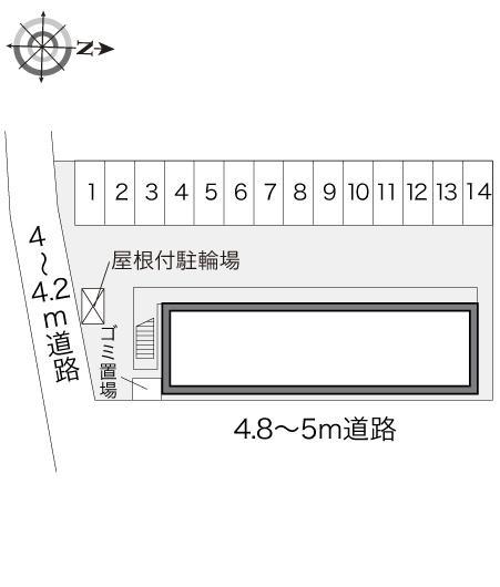 はーもにー(13651)の駐車配置図