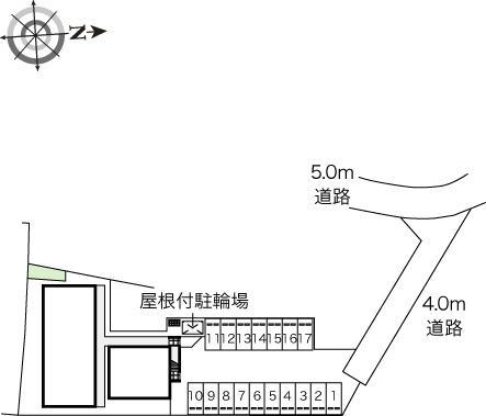 リッフェル(42090)の駐車配置図