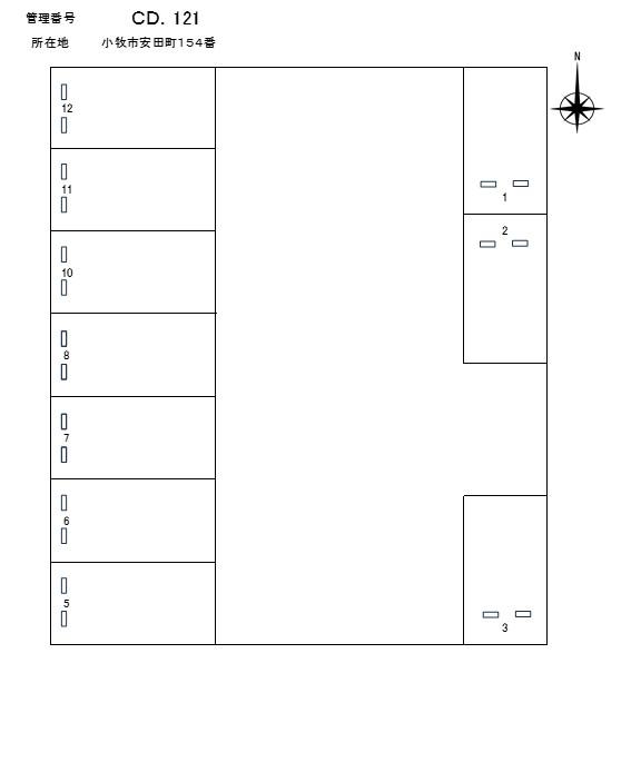 J-121の駐車配置図