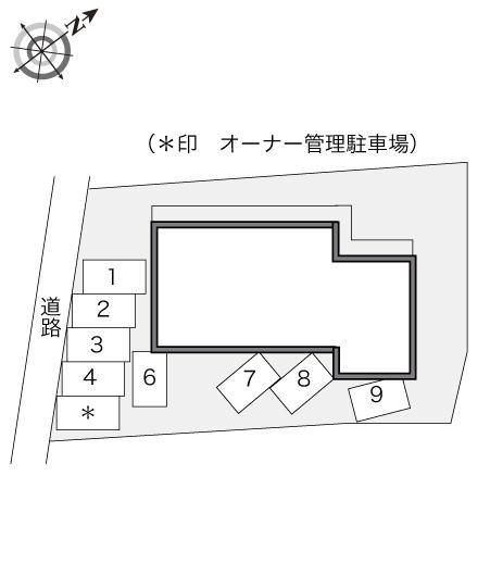 スカイコート(23844)の駐車配置図