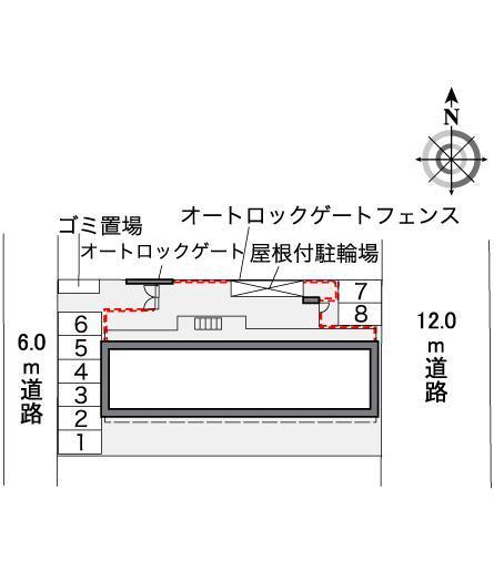 ミワノ　パーク(39080)の駐車配置図