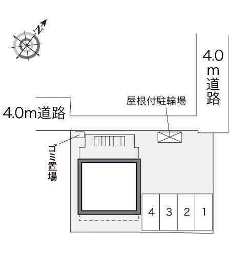 柏桜館(31552)の駐車配置図
