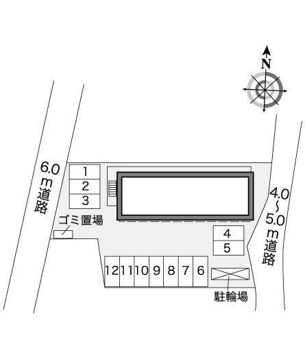 ルミエール　パレス(26689)の駐車配置図