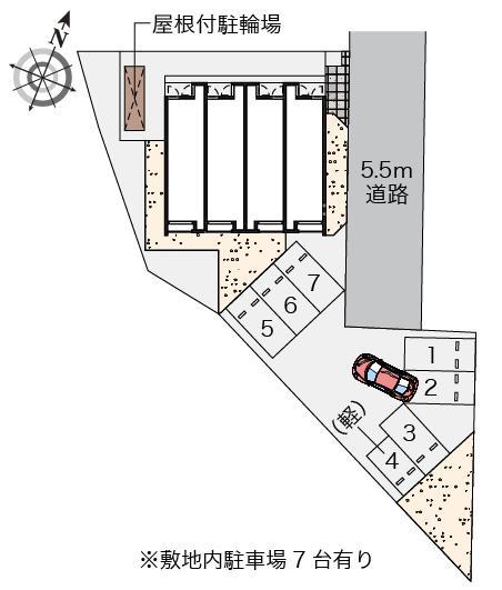 クレイノ天愛(57917)の駐車配置図