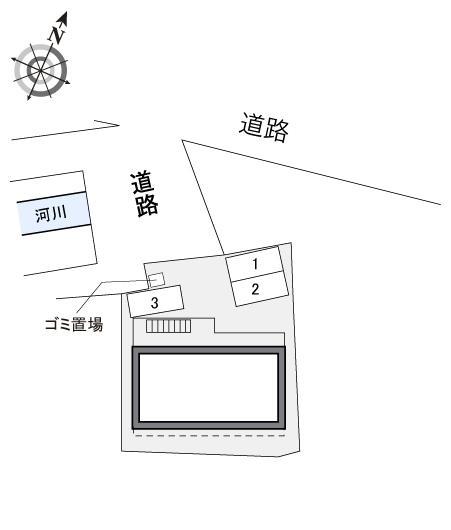 安西七番館(32575)の駐車配置図