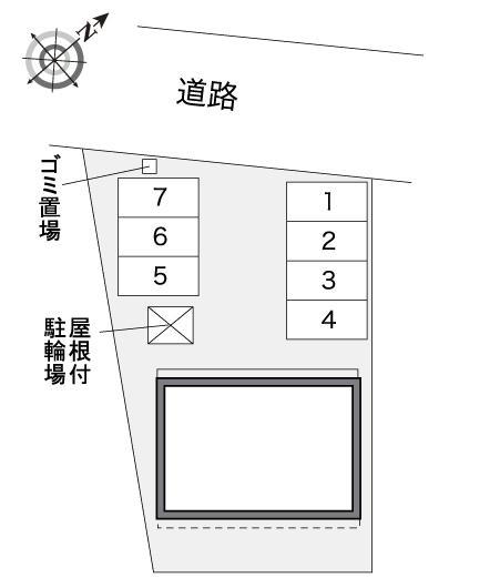 ビオラ(32527)の駐車配置図