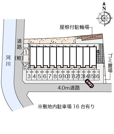 クレイノエスポワールホリⅤ(56144)の駐車配置図