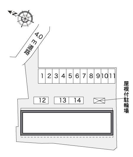 コンフォートウィット(32830)の駐車配置図