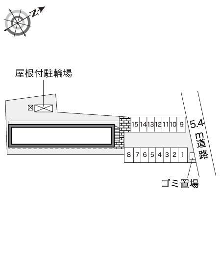 Ｍ(18141)の駐車配置図