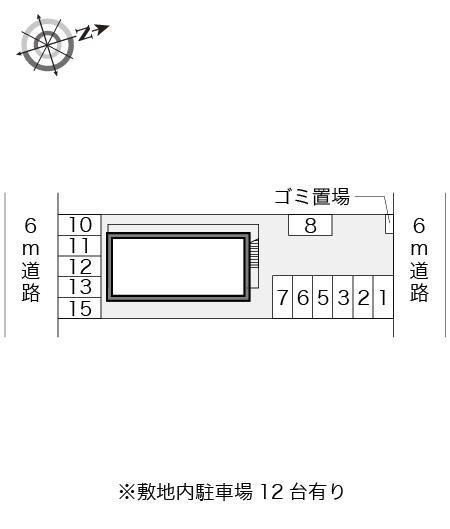 やすらぎ(11671)の駐車配置図