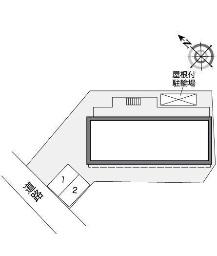 ルミエール(27476)の駐車配置図