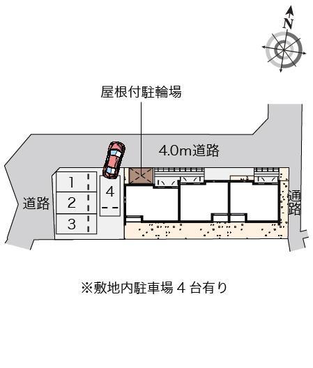 クレイノ城北(57617)の駐車配置図