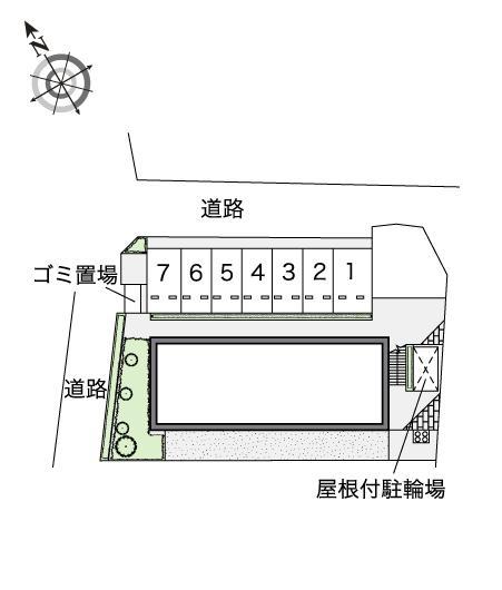 ブルースカイ小山(44153)の駐車配置図