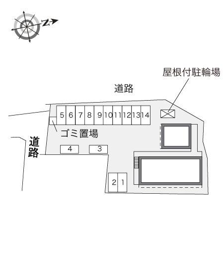 クレール黒野(29951)の駐車配置図