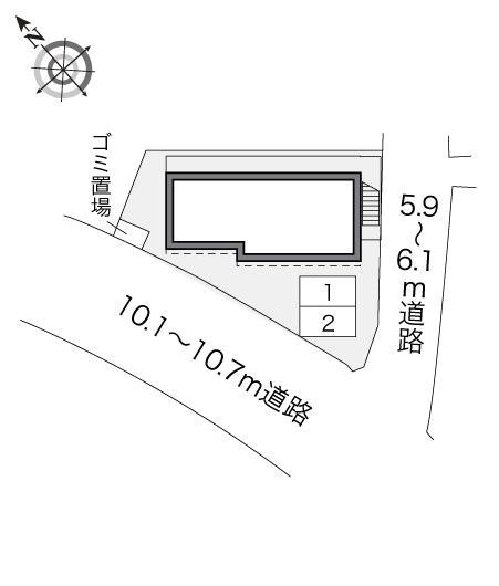 上野(19361)の駐車配置図