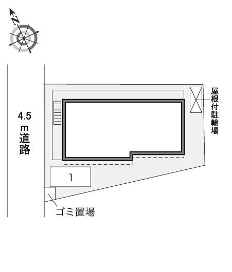 ル　トレフル(34595)の駐車配置図