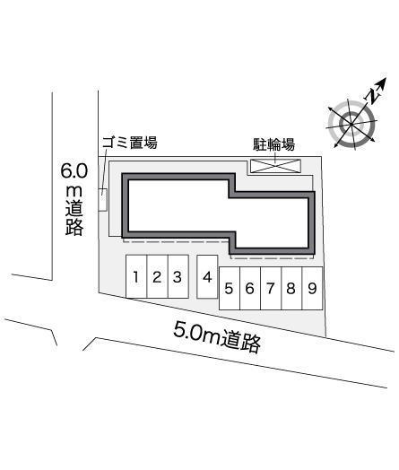 エアル(26163)の駐車配置図