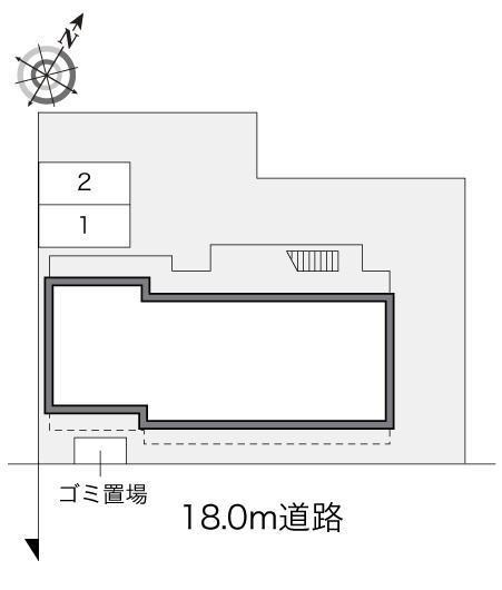 レオパオラ(22410)の駐車配置図