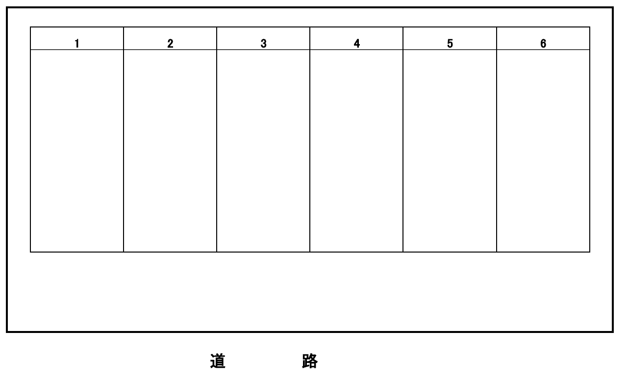 保古Nパーキングの駐車配置図