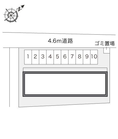 グリーンタカタ(20452)の駐車配置図