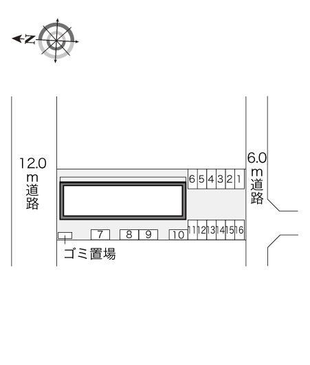 三国東(21028)の駐車配置図