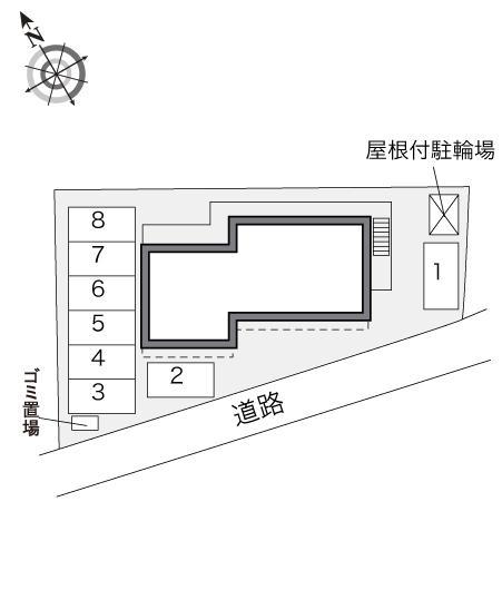 プレサージュ(31790)の駐車配置図