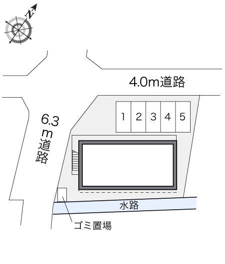 ベルグ(21781)の駐車配置図