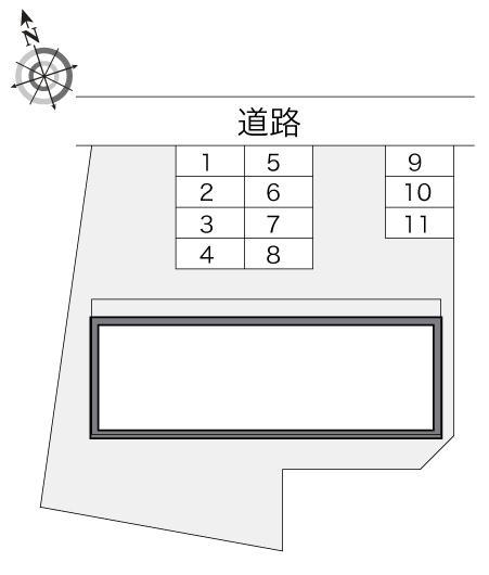 青葉(22977)の駐車配置図
