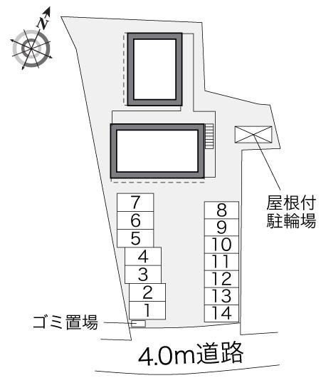 吾家(31914)の駐車配置図